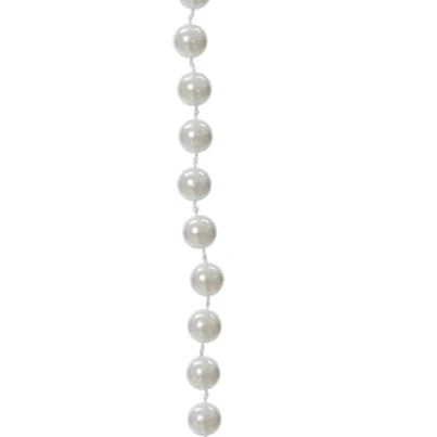 Winter White Christmas Bead Garland 10m