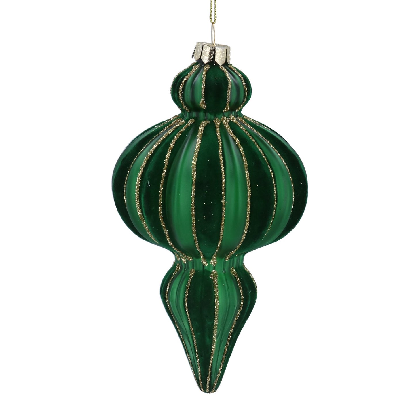 Green Velvet Christmas Hanging Decoration