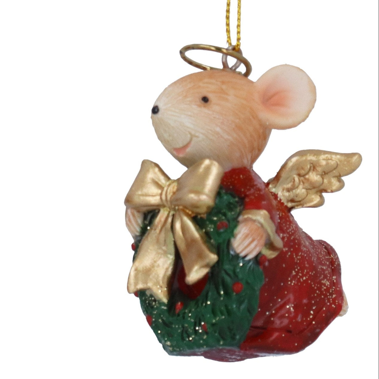 Mouse Chorister Hanging Christmas Decoration Assorted