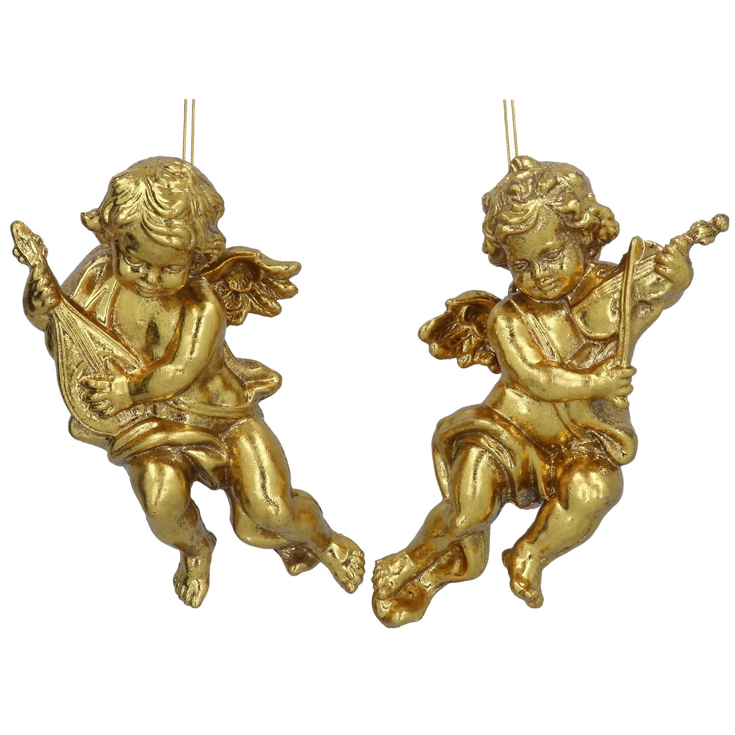 Gold Cherub Hanging Decoration Assorted