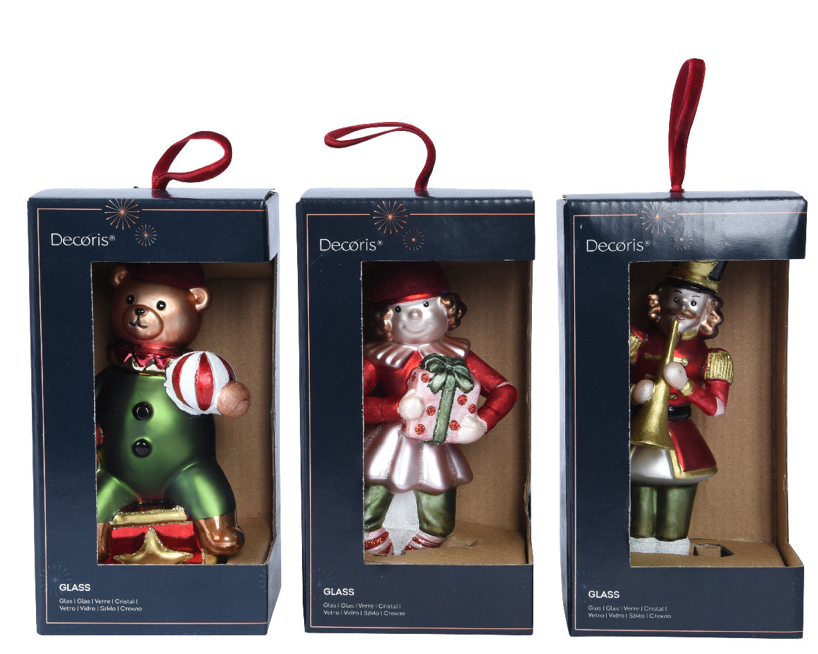 Christmas Glass Hanging Decoration