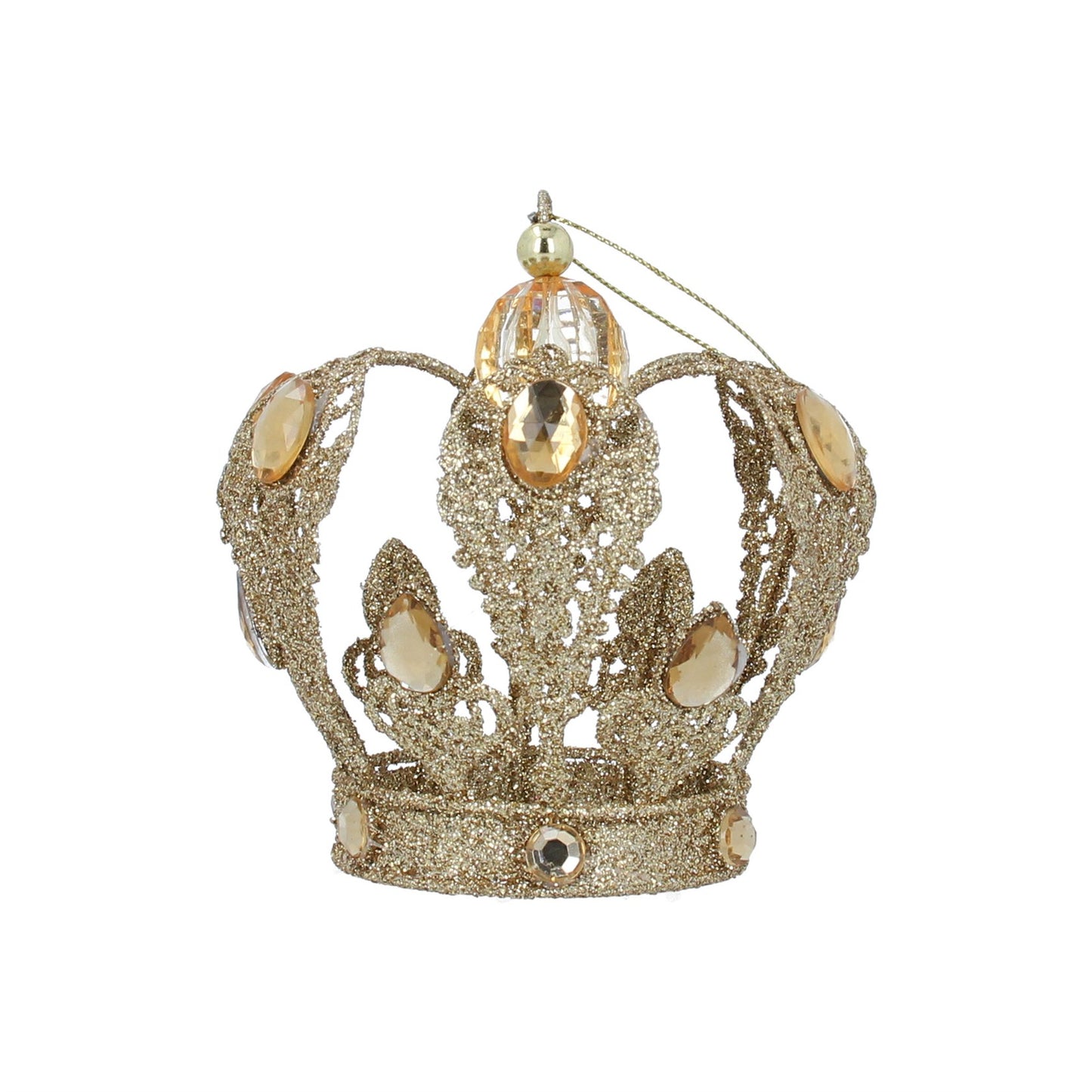 Gold Christmas Jewel Crown Christmas Tree Decoration