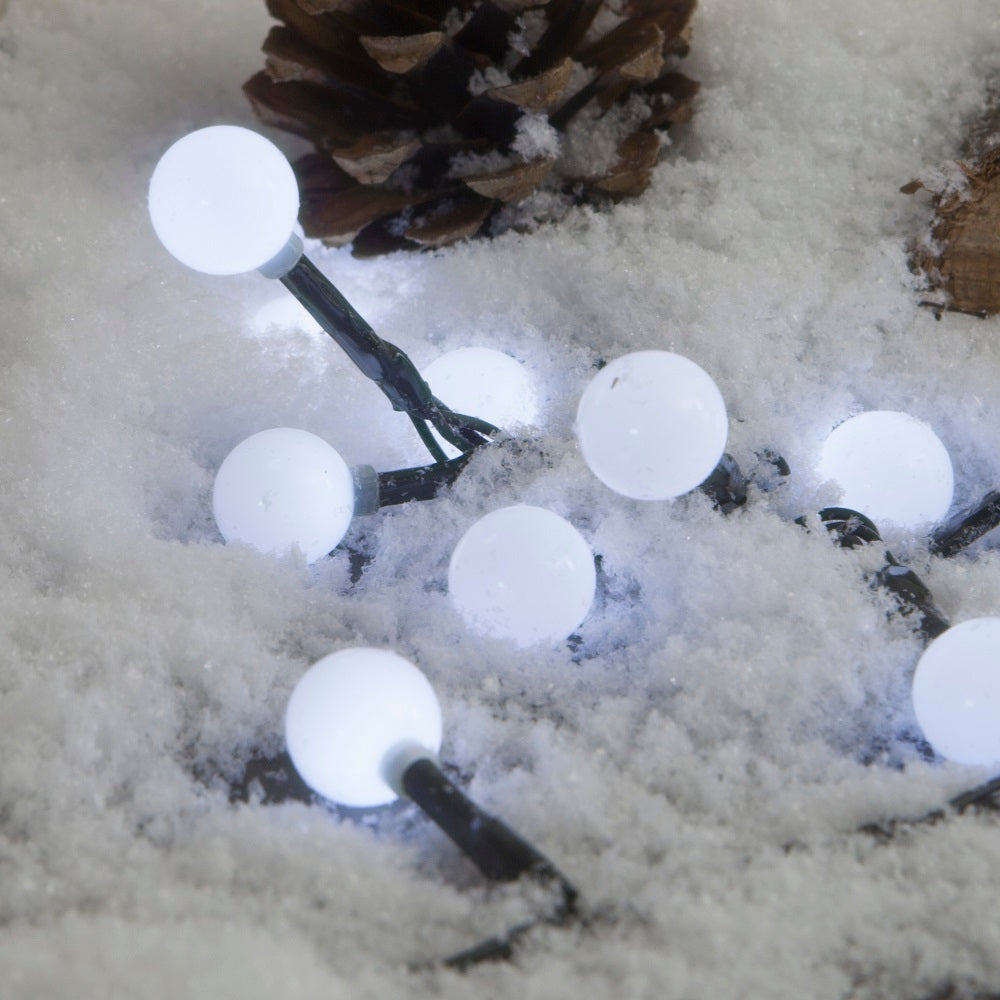 Noma 100 White Berry Christmas Lights