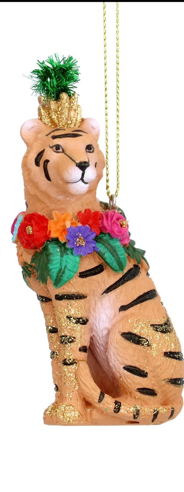 Carnival Tiger Hanging Christmas Tree Decorations