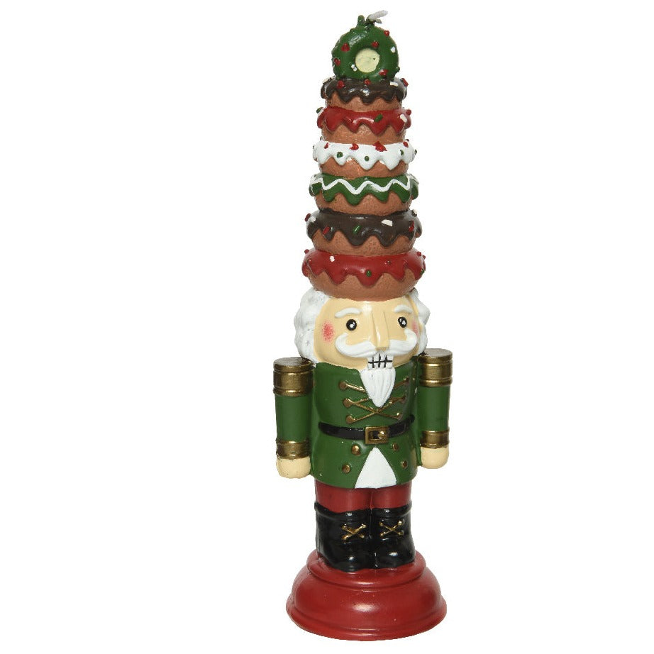 Christmas Nutcracker Real Wax Candle 15cm