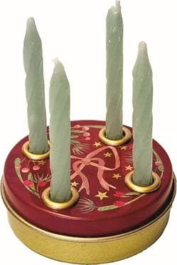 Coppenrath Mini Advent Candle Wreath Tin