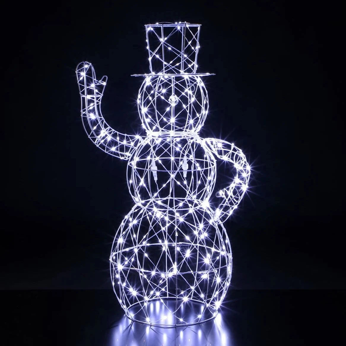 Noma 1m White Flexi Wire Dickensian Snowman