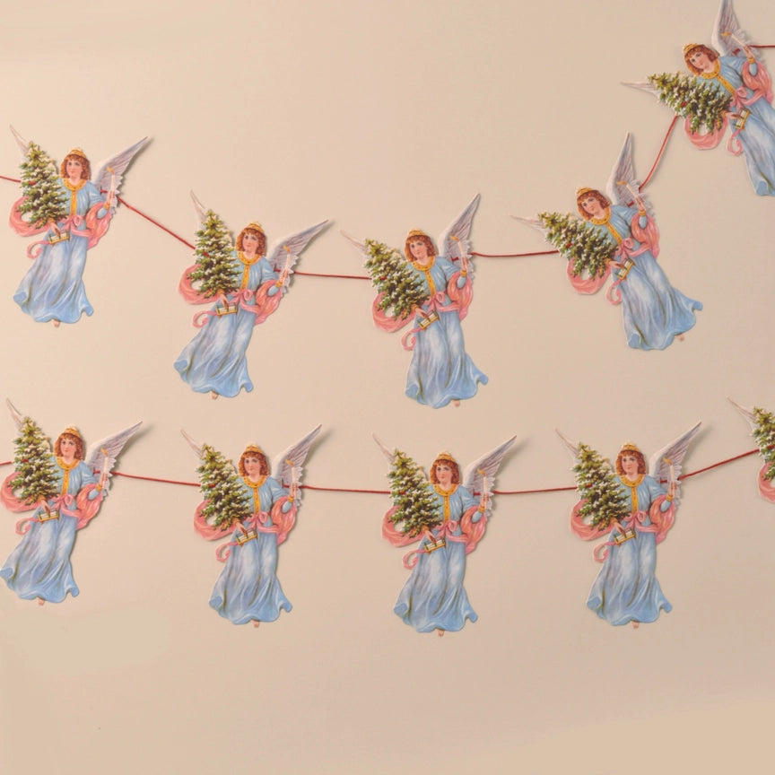 Christmas Angel Paper Garland