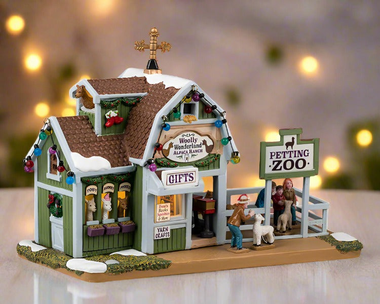 Lemax Woolly Wonderland Alpaca Ranch