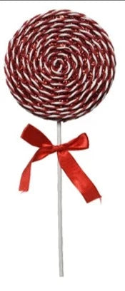 Spiral Candy Cane Lollipop Christmas Decoration