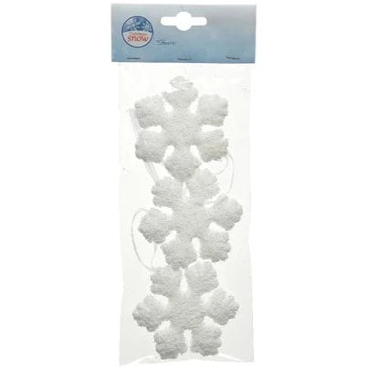 Pack of 3 Christmas Hanging Snowflake Decorations