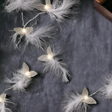 Load image into Gallery viewer, Angel Wings Feathered String Lights
