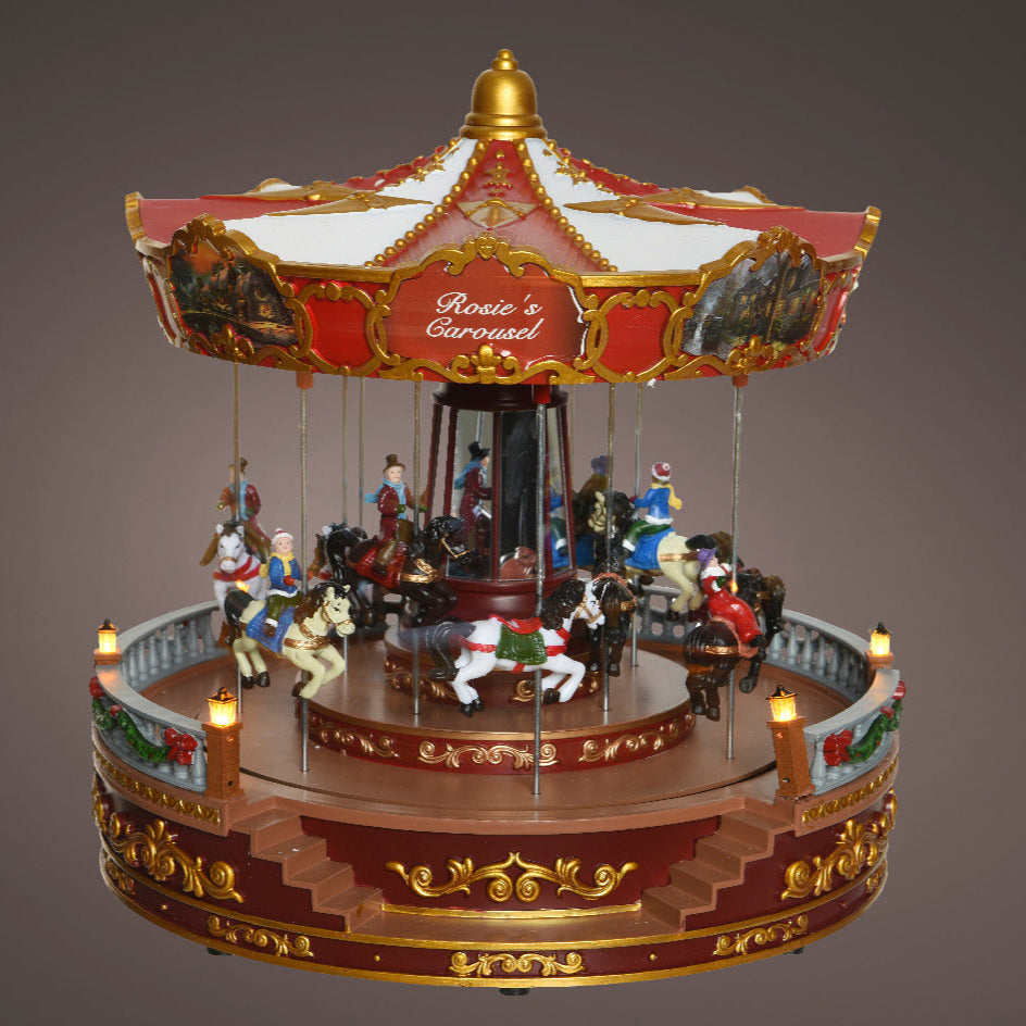 Rosie's Carousel Christmas Decoration