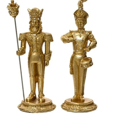 Gold Nutcracker Soldiers Christmas Decorations