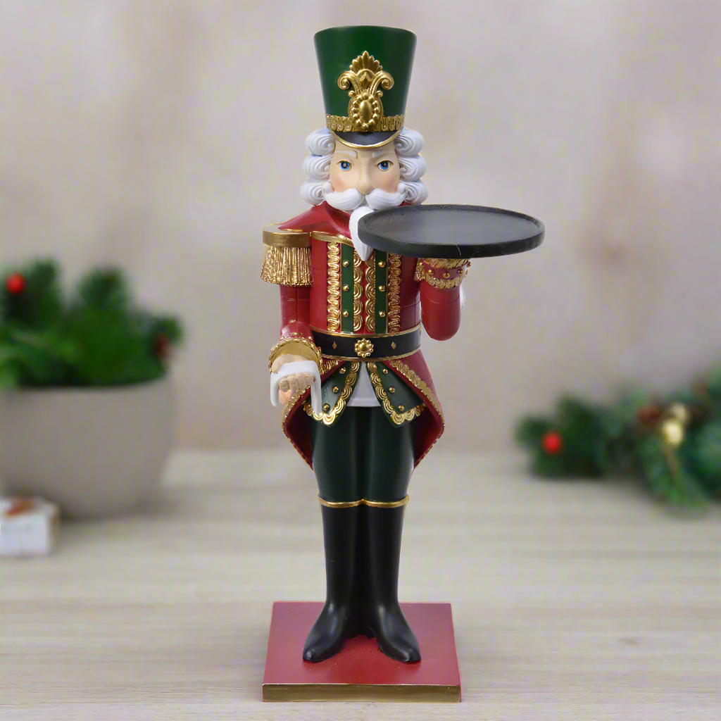 Christmas Nutcracker Decoration with Serving Plate Ornament
