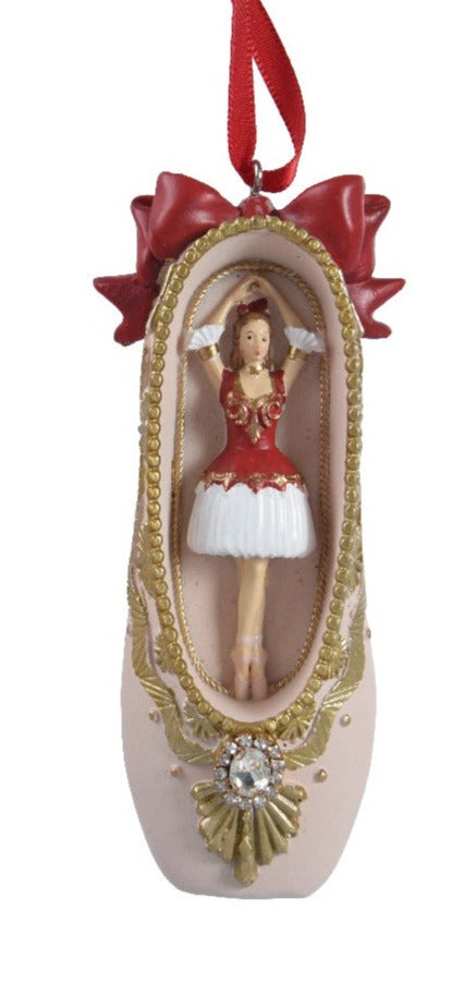 Ballet Dancer in Ballet Shoe Hanging Christmas Tree Decoration