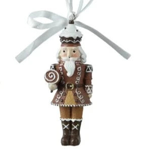 Gingerbread Nutcracker Christmas Tree Decoration