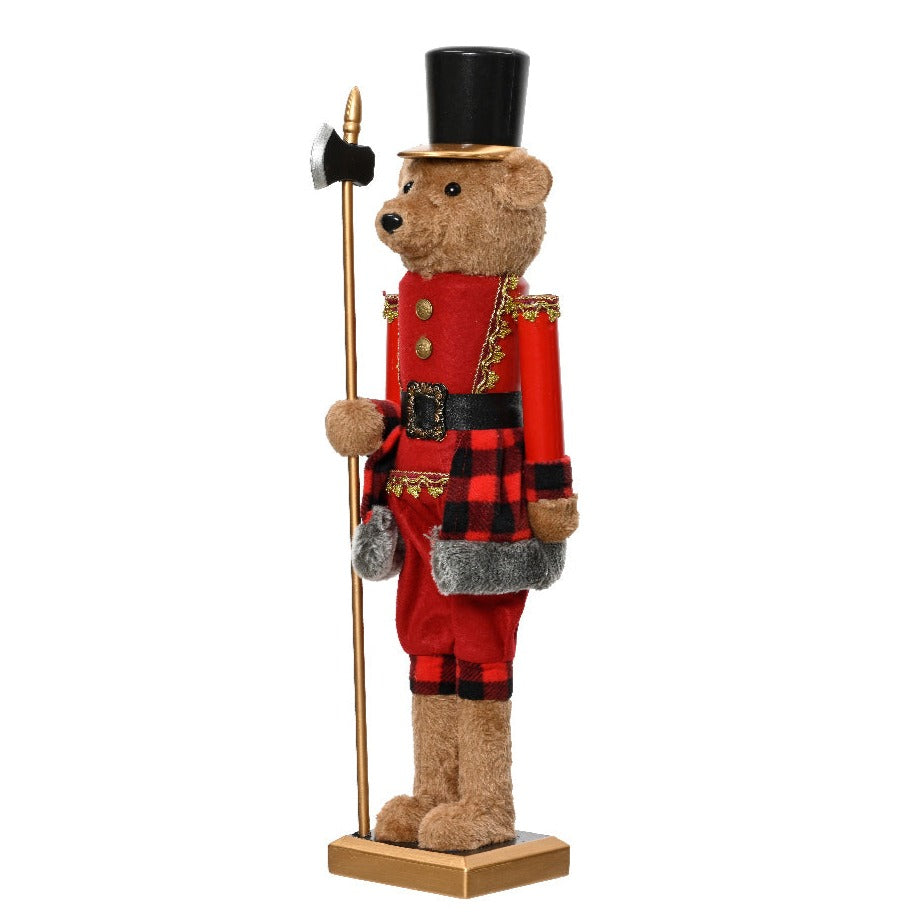 Nutcracker Bear 38cm Love Christmas Shop