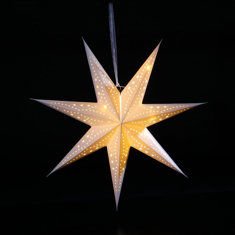 60cm LED Stardust Star Paper Christmas Decoration
