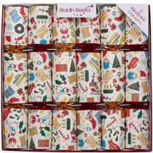 Load image into Gallery viewer, Robin Reed 6 Happy Icons Handmade Crackers
