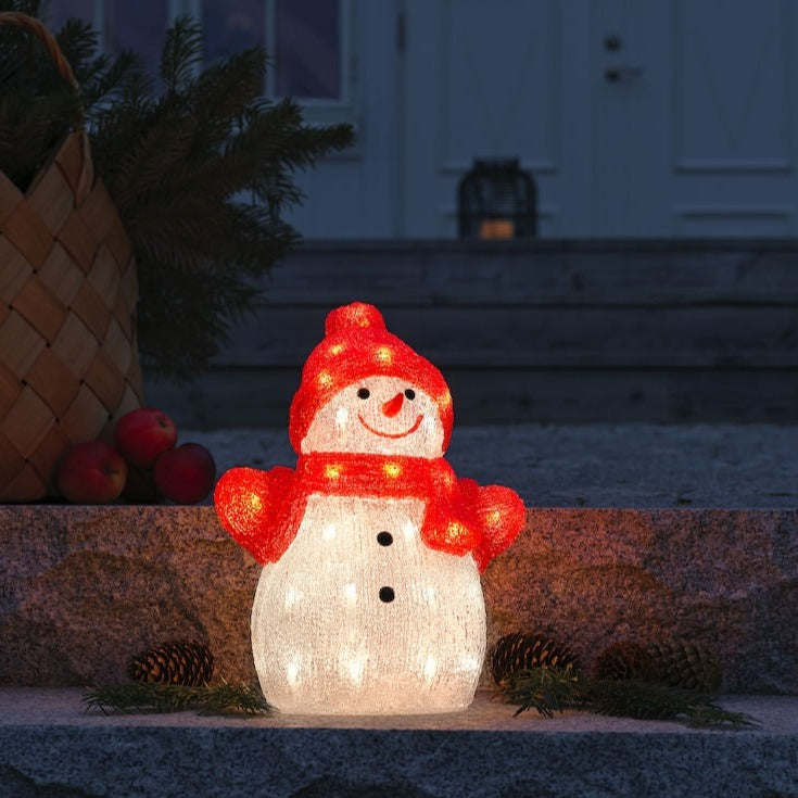 Konstsmide Acrylic Snowman LED Christmas Display Decoration