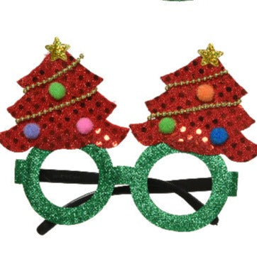 Red Christmas Tree Novelty Glasses – Love Christmas Shop