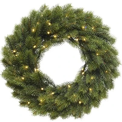 Winnipeg Real Look Christmas Lit Wreath 40cm