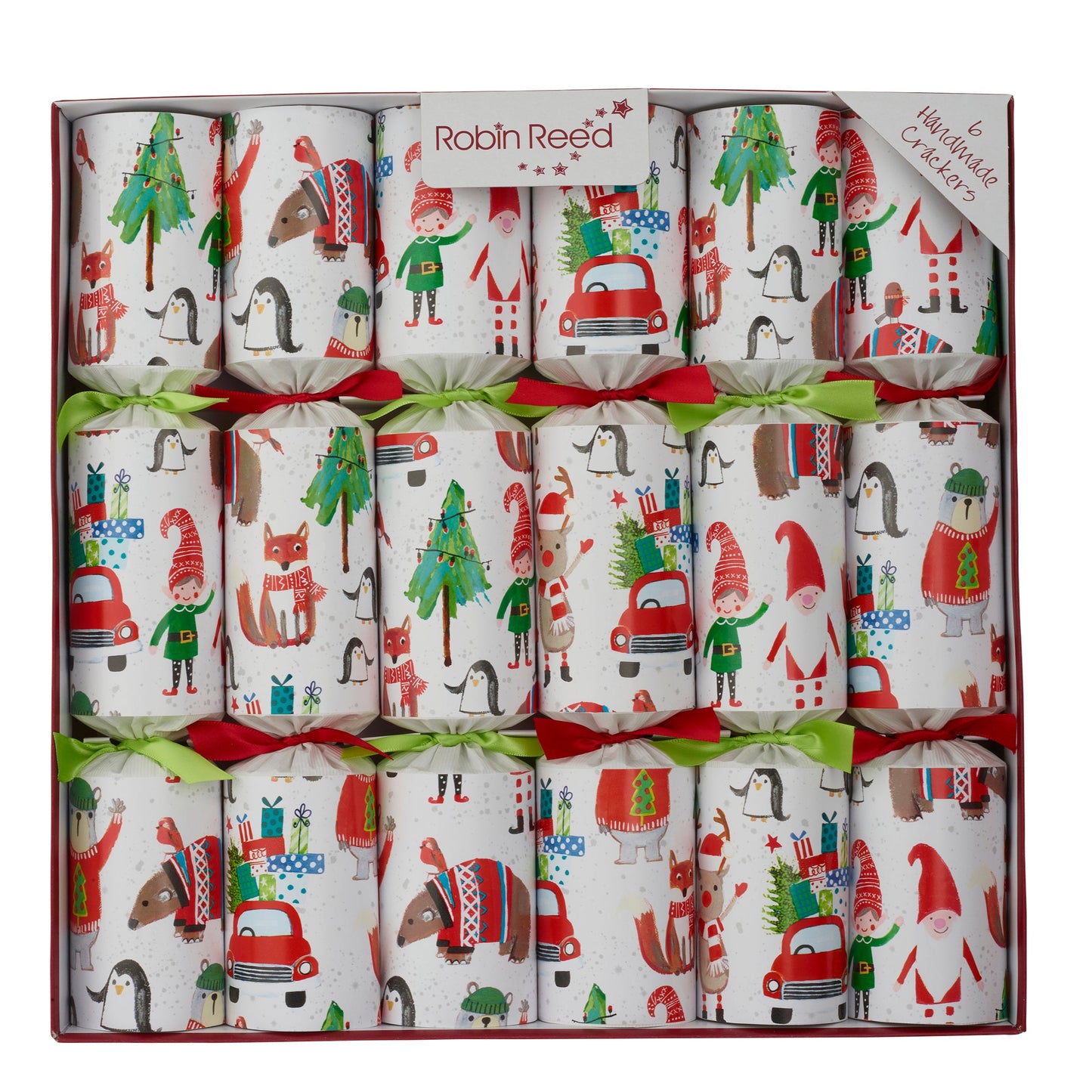 Robin Reed 6 Racing Elf Christmas Cracker