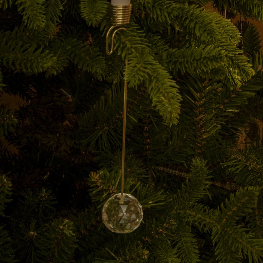 Noma 10 White Wand Controlled Magic Tree Candles with Jewel