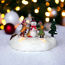 Load image into Gallery viewer, Lemax Merry Snowman Christmas Village Animated Decoration
