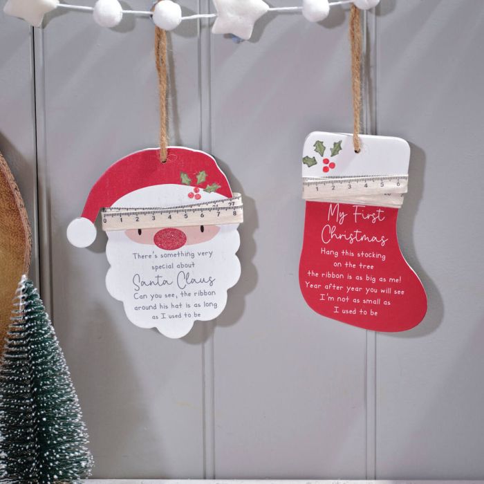 Christmas Baby Keepsake Hanger 2 assorted