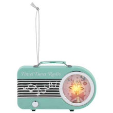 Load image into Gallery viewer, Mr Christmas Tinsel Times Radio Hanging Decoration
