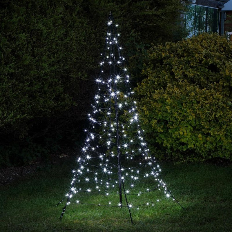 Noma Starry Nights 2m Pole Christmas Tree with Duo Bulbs