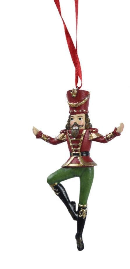 Nutcracker and Ballet Dancer Hanging Christmas Tree Decorations