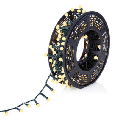 Premier 150 White Frosted Cap Christmas Berry String Lights