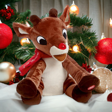 Load image into Gallery viewer, Lit Musical Plush Reindeer
