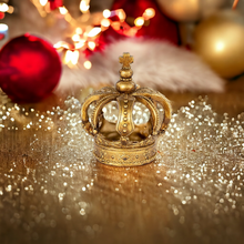 Load image into Gallery viewer, Goodwill Gold Crown Christmas Ornament
