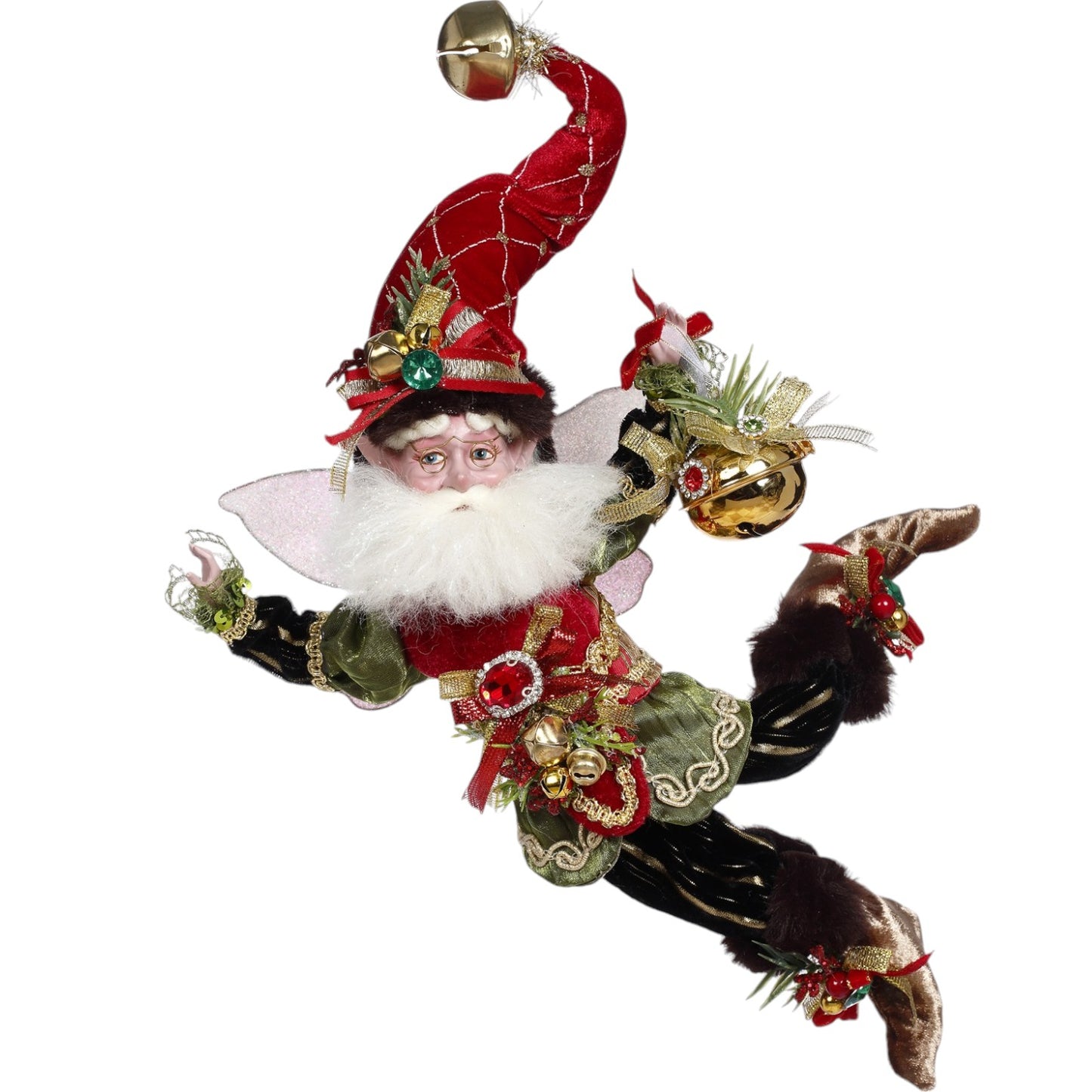 Mark Roberts Xmas Bells Santa Fairy Christmas Decoration