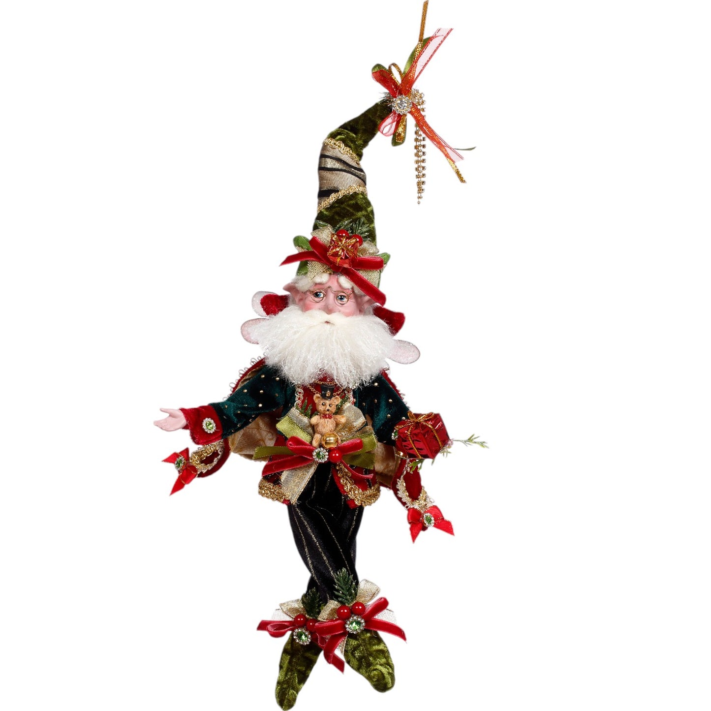 Mark Roberts Stocking Santa Fairy Christmas Decoration