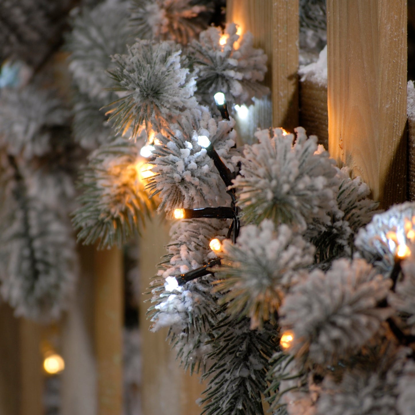 Festive 300 White and Warm White Firefly Christmas Lights