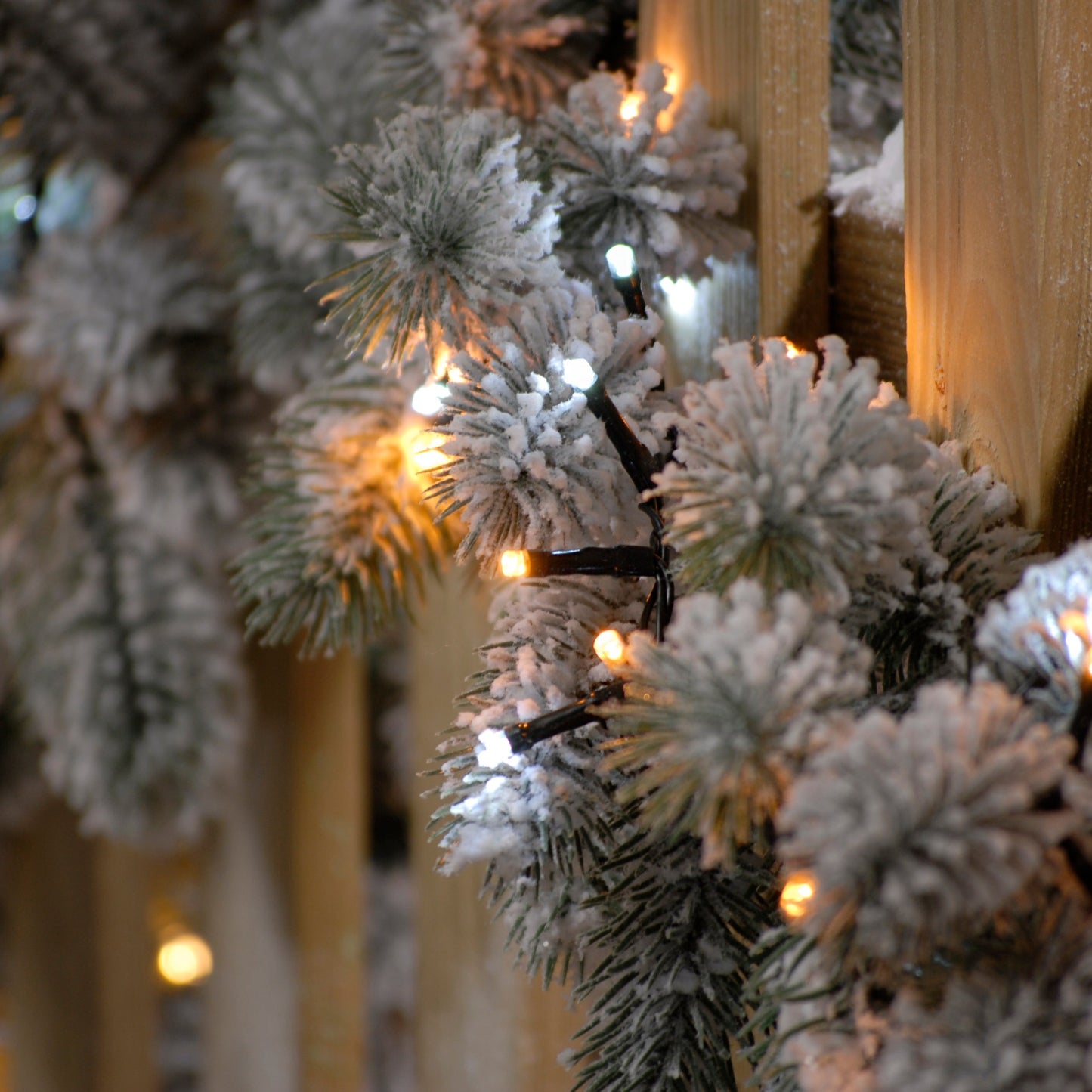 Festive 1000 White and Warm White Firefly Christmas Lights