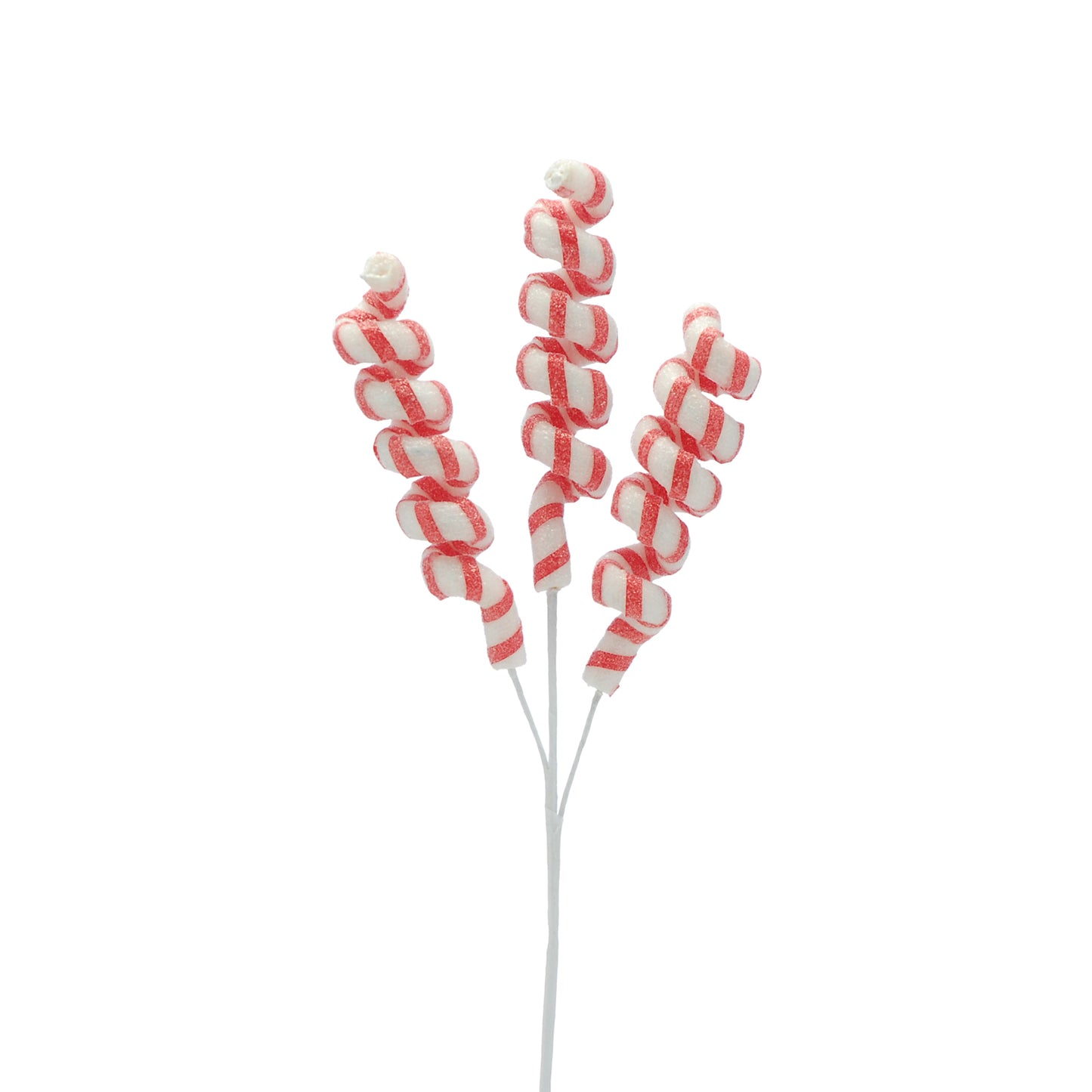 Candy Cane Spiral Christmas Stem