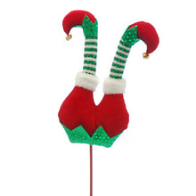 Load image into Gallery viewer, Christmas Elf Legs Pick

