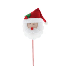 Load image into Gallery viewer, Santa Head Christmas Tree Pick
