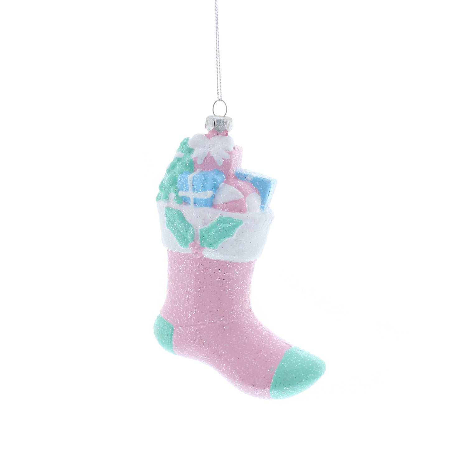 Pastel Christmas Stocking Hanging Christmas Decoration