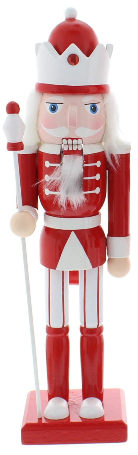 Red and White Nutcracker Christmas Ornament 31cm