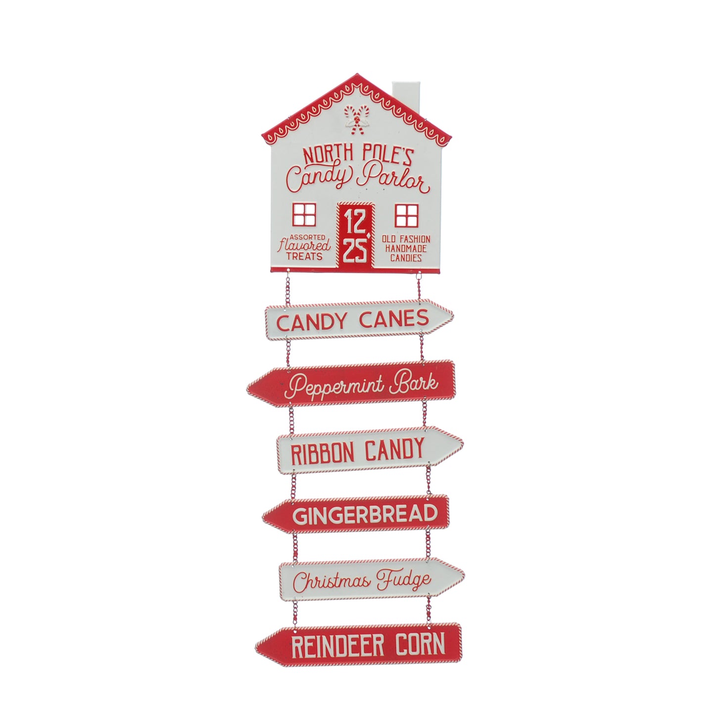North Pole Candy Parlor Christmas Sign