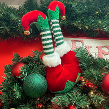 Load image into Gallery viewer, Christmas Elf Legs Pick
