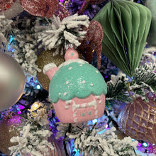 Load image into Gallery viewer, Cupcake House Hanging Decoration
