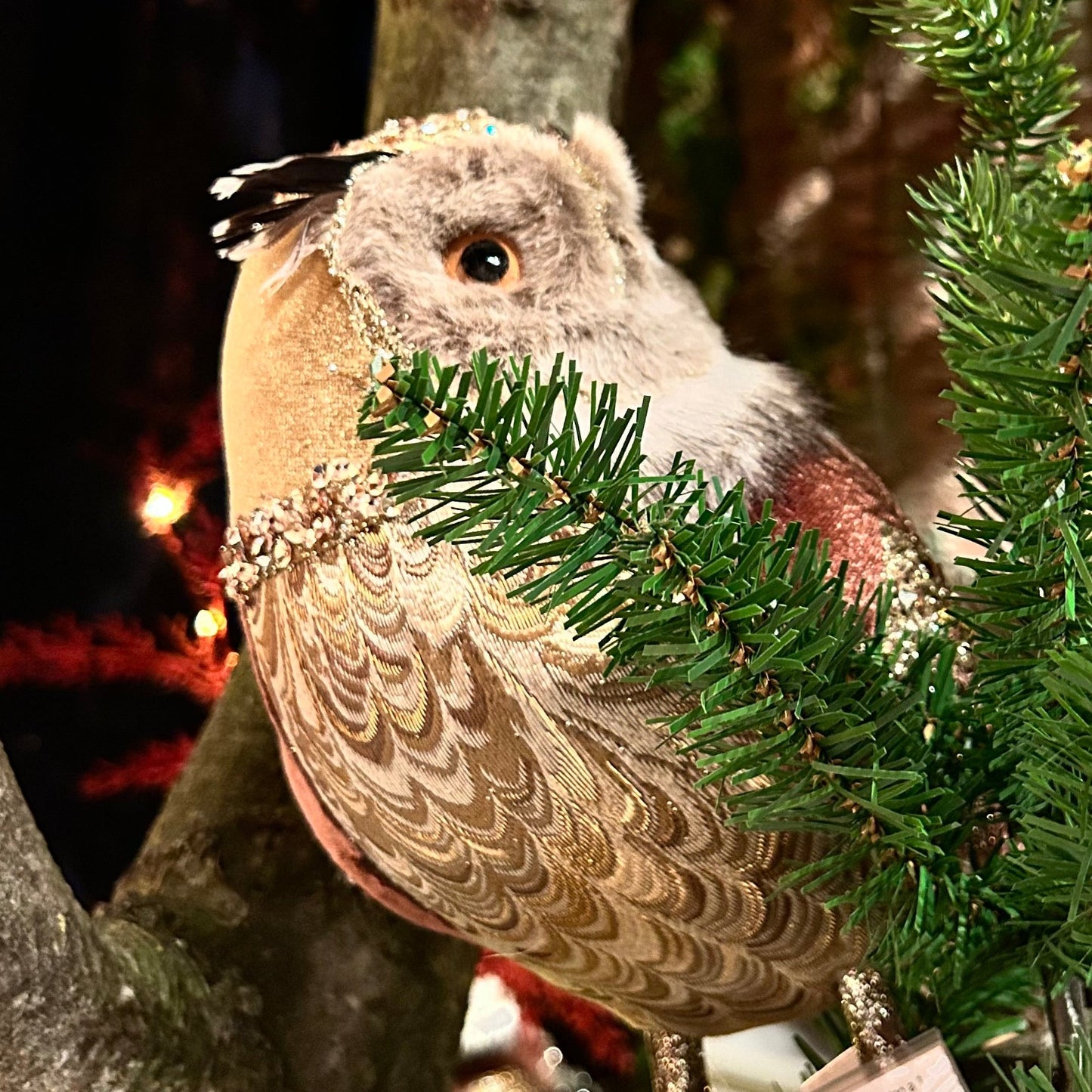 Mystic Owl Christmas Woodland Decoration